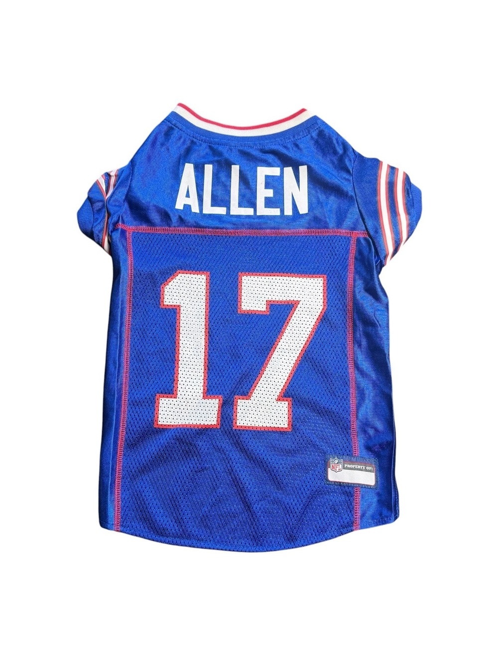 NFL BUFFALO BILLS JOSH ALLEN pet dog jersey shirt team apparel size L New